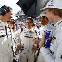 Andreas Seidl, Teamchef Porsche Team, Porsche Team: Mark Webber, Brendon Hartley (l-r)