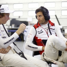 Porsche Team: Brendon Hartley, Mark Webber (l-r)