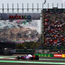 MEXICO CITY, MEXICO - OCTOBER 27: Brendon Hartley of New Zealand driving the (28) Scuderia Toro Rosso STR12 on track during practice for the Formula One Grand Prix of Mexico at Autodromo Hermanos Rodriguez on October 27, 2017 in Mexico City, Mexico. (Photo by Clive Mason/Getty Images) // Getty Images / Red Bull Content Pool // P-20171027-01806 // Usage for editorial use only // Please go to www.redbullcontentpool.com for further information. //