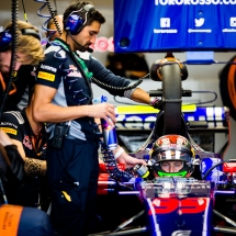 AUSTIN, TX - OCTOBER 20: Brendon Hartley of Scuderia Toro Rosso and New Zealand during practice for the United States Formula One Grand Prix at Circuit of The Americas on October 20, 2017 in Austin, Texas. (Photo by Peter Fox/Getty Images) // Getty Images / Red Bull Content Pool // P-20171020-01185 // Usage for editorial use only // Please go to www.redbullcontentpool.com for further information. //