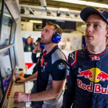 AUSTIN, TX - OCTOBER 20: Brendon Hartley of Scuderia Toro Rosso and New Zealand during practice for the United States Formula One Grand Prix at Circuit of The Americas on October 20, 2017 in Austin, Texas. (Photo by Peter Fox/Getty Images) // Getty Images / Red Bull Content Pool // P-20171020-01222 // Usage for editorial use only // Please go to www.redbullcontentpool.com for further information. //