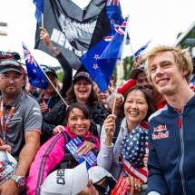 AUSTIN, TX - OCTOBER 22: Brendon Hartley of Scuderia Toro Rosso and New Zealand during the United States Formula One Grand Prix at Circuit of The Americas on October 22, 2017 in Austin, Texas. (Photo by Peter Fox/Getty Images) // Getty Images / Red Bull Content Pool // P-20171022-01487 // Usage for editorial use only // Please go to www.redbullcontentpool.com for further information. //