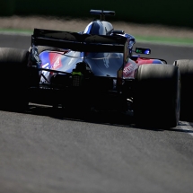 HOCKENHEIM, GERMANY - JULY 20: Brendon Hartley of New Zealand driving the (28) Scuderia Toro Rosso STR13 Honda on track during practice for the Formula One Grand Prix of Germany at Hockenheimring on July 20, 2018 in Hockenheim, Germany.  (Photo by Charles Coates/Getty Images) // Getty Images / Red Bull Content Pool  // AP-1WBFTX8YW1W11 // Usage for editorial use only // Please go to www.redbullcontentpool.com for further information. //