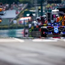 BUDAPEST, HUNGARY - JULY 27:  Brendon Hartley of Scuderia Toro Rosso and New Zealand during practice for the Formula One Grand Prix of Hungary at Hungaroring on July 27, 2018 in Budapest, Hungary.  (Photo by Peter Fox/Getty Images) // Getty Images / Red Bull Content Pool  // AP-1WDH9NRBH1W11 // Usage for editorial use only // Please go to www.redbullcontentpool.com for further information. //