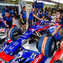 BUDAPEST, HUNGARY - JULY 28:  Brendon Hartley of Scuderia Toro Rosso and New Zealand  during qualifying for the Formula One Grand Prix of Hungary at Hungaroring on July 28, 2018 in Budapest, Hungary.  (Photo by Peter Fox/Getty Images) // Getty Images / Red Bull Content Pool  // AP-1WDTX6SQ92511 // Usage for editorial use only // Please go to www.redbullcontentpool.com for further information. //