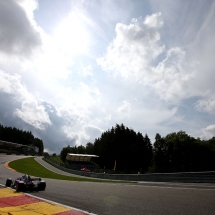 SPA, BELGIUM - AUGUST 24: Brendon Hartley of New Zealand driving the (28) Scuderia Toro Rosso STR13 Honda on track during practice for the Formula One Grand Prix of Belgium at Circuit de Spa-Francorchamps on August 24, 2018 in Spa, Belgium.  (Photo by Charles Coates/Getty Images) // Getty Images / Red Bull Content Pool  // AP-1WPG6CK312111 // Usage for editorial use only // Please go to www.redbullcontentpool.com for further information. //