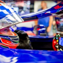 MONZA, ITALY - AUGUST 31:  Brendon Hartley of Scuderia Toro Rosso and New Zealand during practice for the Formula One Grand Prix of Italy at Autodromo di Monza on August 31, 2018 in Monza, Italy.  (Photo by Peter Fox/Getty Images) // Getty Images / Red Bull Content Pool  // AP-1WRSPCKH91W11 // Usage for editorial use only // Please go to www.redbullcontentpool.com for further information. //