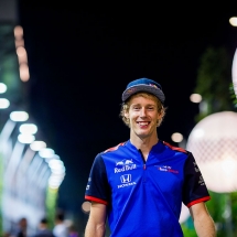 SINGAPORE - SEPTEMBER 14:  Brendon Hartley of Scuderia Toro Rosso and New Zealand  during practice for the Formula One Grand Prix of Singapore at Marina Bay Street Circuit on September 14, 2018 in Singapore.  (Photo by Peter Fox/Getty Images) // Getty Images / Red Bull Content Pool  // AP-1WWA2K4DD1W11 // Usage for editorial use only // Please go to www.redbullcontentpool.com for further information. //