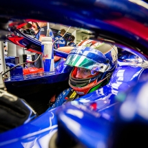 SOCHI, RUSSIA - SEPTEMBER 28:  Brendon Hartley of Scuderia Toro Rosso and New Zealand  during practice for the Formula One Grand Prix of Russia at Sochi Autodrom on September 28, 2018 in Sochi, Russia.  (Photo by Peter Fox/Getty Images) // Getty Images / Red Bull Content Pool  // AP-1X1QS7BQ92511 // Usage for editorial use only // Please go to www.redbullcontentpool.com for further information. //