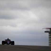 AUSTIN, TX - OCTOBER 20: Brendon Hartley of New Zealand driving the (28) Scuderia Toro Rosso STR13 Honda on track during qualifying for the United States Formula One Grand Prix at Circuit of The Americas on October 20, 2018 in Austin, United States.  (Photo by Clive Mason/Getty Images) // Getty Images / Red Bull Content Pool  // AP-1X8XJARSW2111 // Usage for editorial use only // Please go to www.redbullcontentpool.com for further information. //