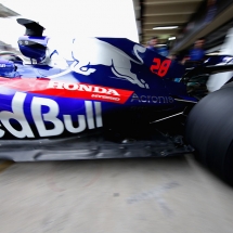 SAO PAULO, BRAZIL - NOVEMBER 09: Brendon Hartley of New Zealand driving the (28) Scuderia Toro Rosso STR13 Honda leaves the garage during practice for the Formula One Grand Prix of Brazil at Autodromo Jose Carlos Pace on November 9, 2018 in Sao Paulo, Brazil.  (Photo by Peter Fox/Getty Images) // Getty Images / Red Bull Content Pool  // AP-1XF97E6U92111 // Usage for editorial use only // Please go to www.redbullcontentpool.com for further information. //