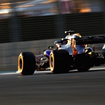 ABU DHABI, UNITED ARAB EMIRATES - NOVEMBER 23: Brendon Hartley of New Zealand driving the (28) Scuderia Toro Rosso STR13 Honda on track during practice for the Abu Dhabi Formula One Grand Prix at Yas Marina Circuit on November 23, 2018 in Abu Dhabi, United Arab Emirates.  (Photo by Peter Fox/Getty Images) // Getty Images / Red Bull Content Pool  // AP-1XKSDPE5N2111 // Usage for editorial use only // Please go to www.redbullcontentpool.com for further information. //