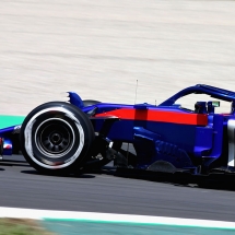 MONTMELO, SPAIN - MAY 11: Brendon Hartley of New Zealand driving the (28) Scuderia Toro Rosso STR13 Honda on track during practice for the Spanish Formula One Grand Prix at Circuit de Catalunya on May 11, 2018 in Montmelo, Spain.  (Photo by Charles Coates/Getty Images) // Getty Images / Red Bull Content Pool  // AP-1VMRJKX612111 // Usage for editorial use only // Please go to www.redbullcontentpool.com for further information. //