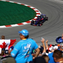 MONTREAL, QC - JUNE 08: Brendon Hartley of New Zealand driving the (28) Scuderia Toro Rosso STR13 Honda on track during practice for the Canadian Formula One Grand Prix at Circuit Gilles Villeneuve on June 8, 2018 in Montreal, Canada.  (Photo by Dan Istitene/Getty Images) // Getty Images / Red Bull Content Pool  // AP-1VWQG5T8W1W11 // Usage for editorial use only // Please go to www.redbullcontentpool.com for further information. //