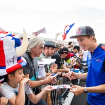 LE CASTELLET, FRANCE - JUNE 21:  Brendon Hartley of Scuderia Toro Rosso and New Zealand during previews ahead of the Formula One Grand Prix of France at Circuit Paul Ricard on June 21, 2018 in Le Castellet, France.  (Photo by Peter Fox/Getty Images) // Getty Images / Red Bull Content Pool  // AP-1W1XCC43S2111 // Usage for editorial use only // Please go to www.redbullcontentpool.com for further information. //